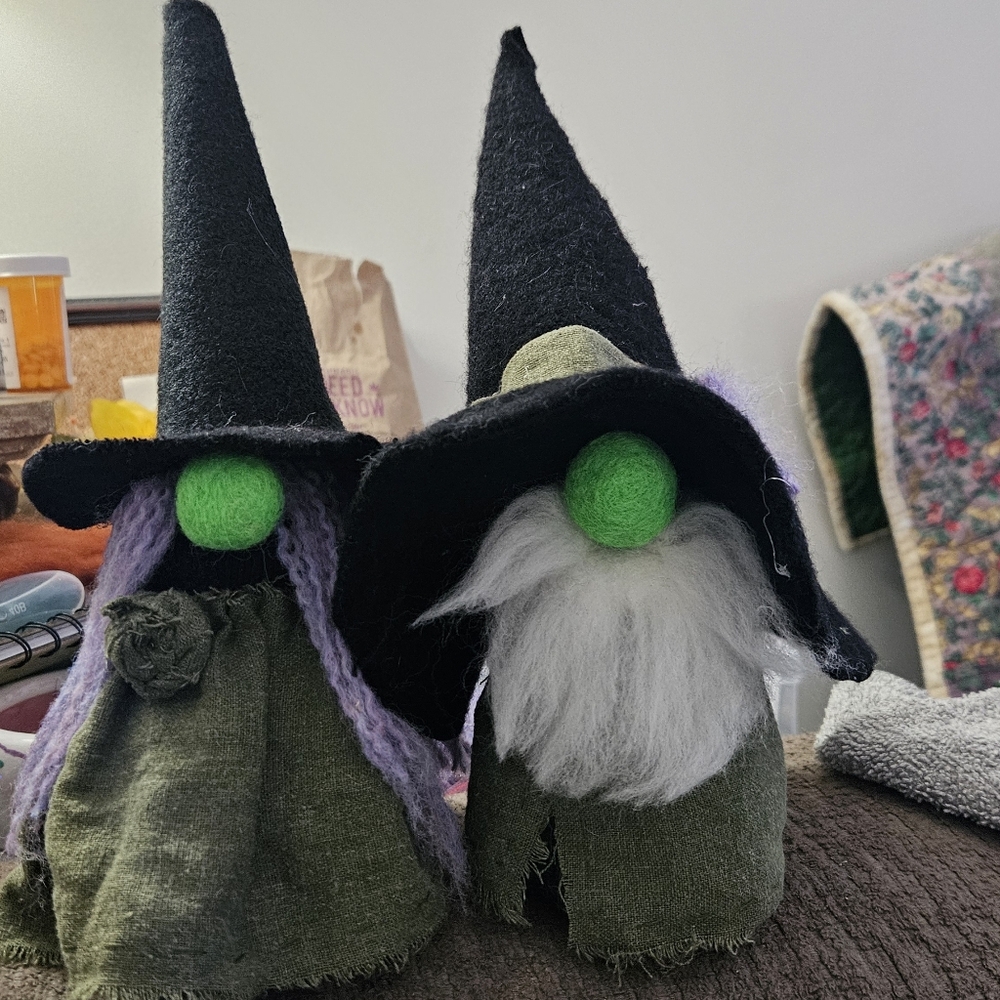 Mystery Witchy Scrap Gnome Couple